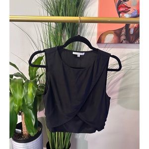 Rebecca Minkoff 100% Silk Crop Blouse - Size XS